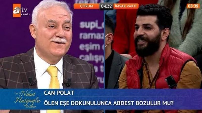 Ölen Eşe Dokununca Abdest Bozulur Mu Sorusu Gündem Oldu Nihat